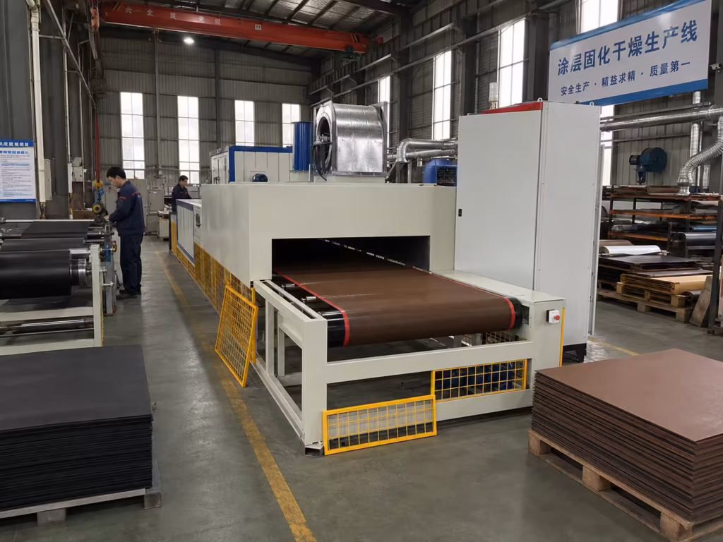 continuous conveyor belt oven with wide loading section