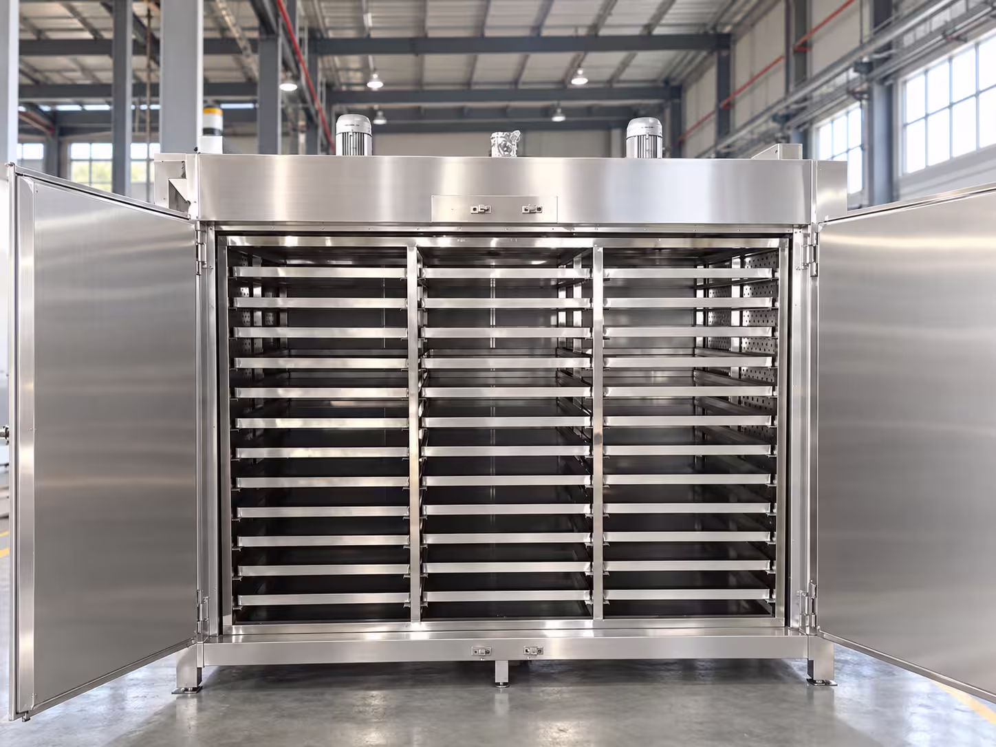 Industrial drying oven for paint and coating drying